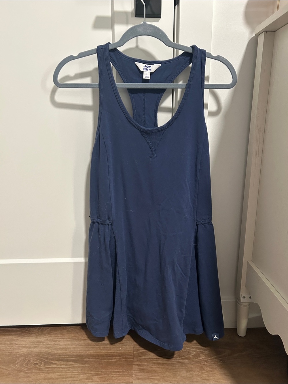 JoyLab Navy Racerback Skater Mini Dress
